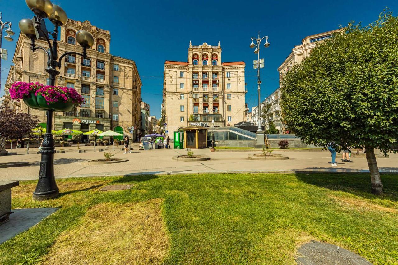 Однокімнатні Апартаменти На Майдані, Дистанційне Заселення 24Х7 كييف المظهر الخارجي الصورة